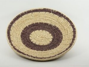 Panera Waorani Artesanal Natural 2 circulos Marrones