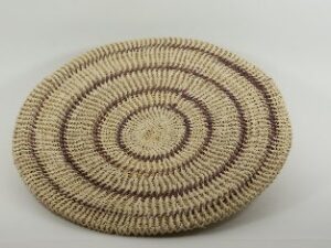 Panera Waorani Artesanal Natural 4 circulos Marrones
