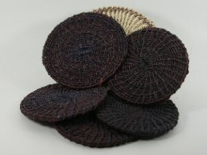 Paneras Waorani Artesanales colores natural y Marrón oscuro