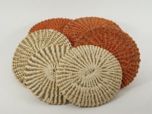Paneras Waorani Artesanales colores natural y Rojo