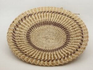 Panera Waorani Artesanal Natural entretejido tonos marrón claro